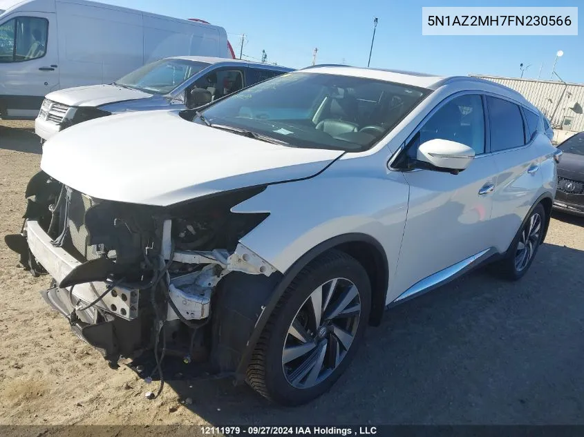 5N1AZ2MH7FN230566 2015 Nissan Murano