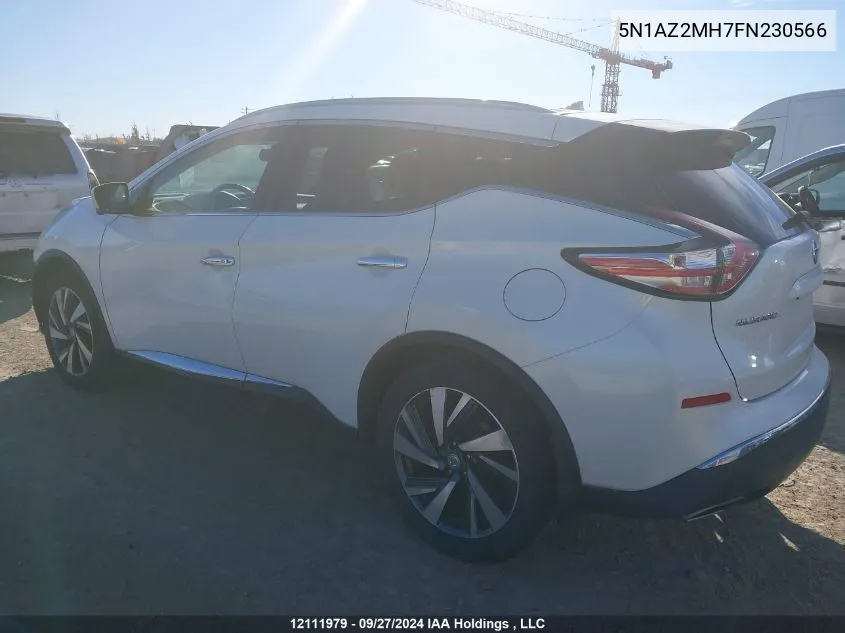 5N1AZ2MH7FN230566 2015 Nissan Murano