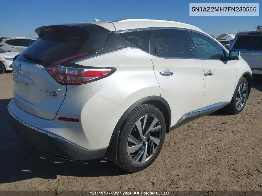 5N1AZ2MH7FN230566 2015 Nissan Murano