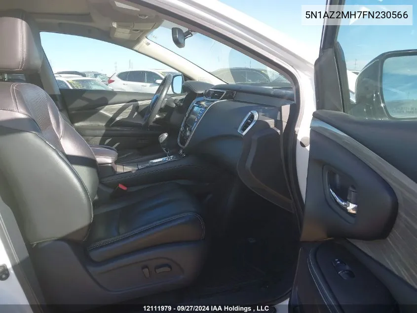 5N1AZ2MH7FN230566 2015 Nissan Murano