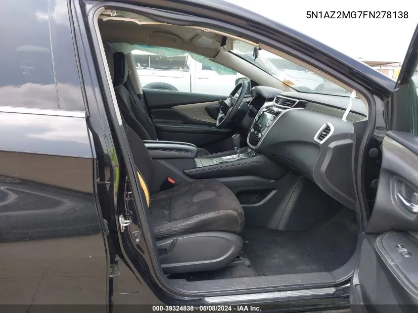 5N1AZ2MG7FN278138 2015 Nissan Murano S