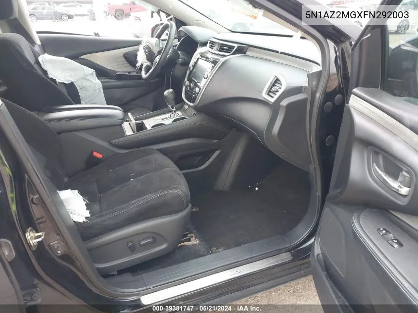 5N1AZ2MGXFN292003 2015 Nissan Murano Sv