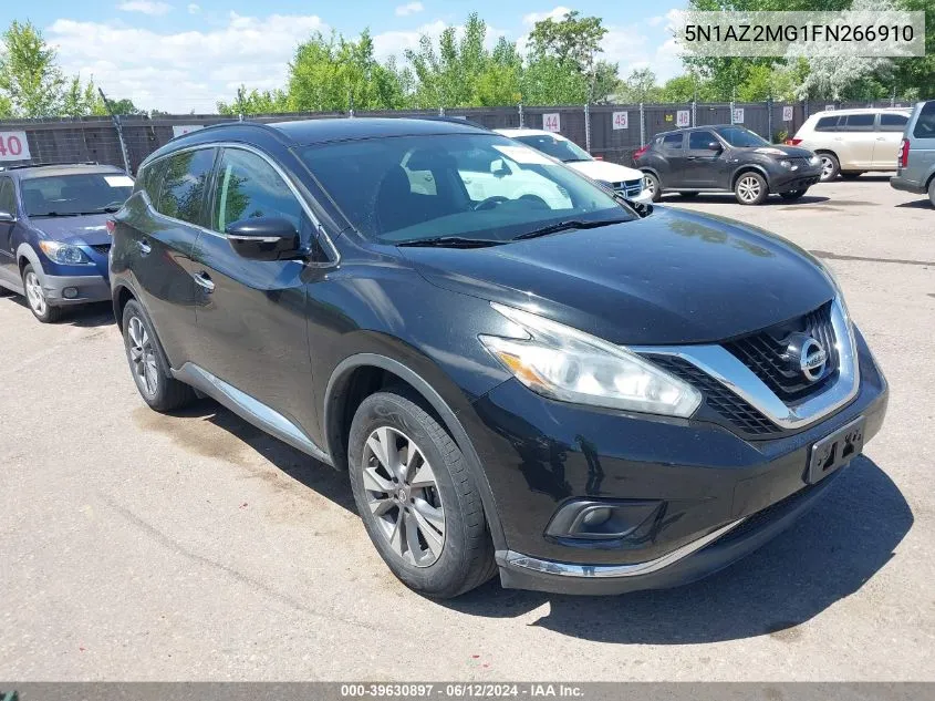 5N1AZ2MG1FN266910 2015 Nissan Murano Sv