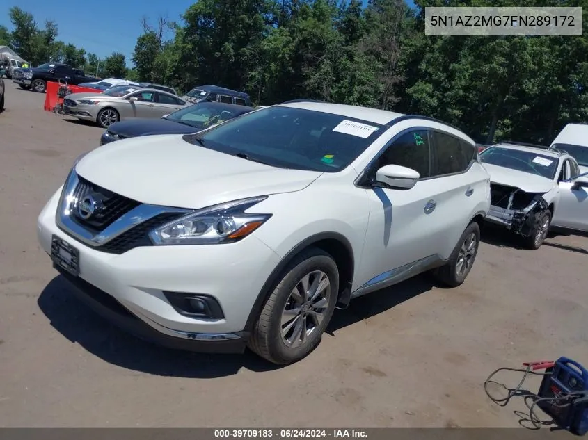 5N1AZ2MG7FN289172 2015 Nissan Murano Sv