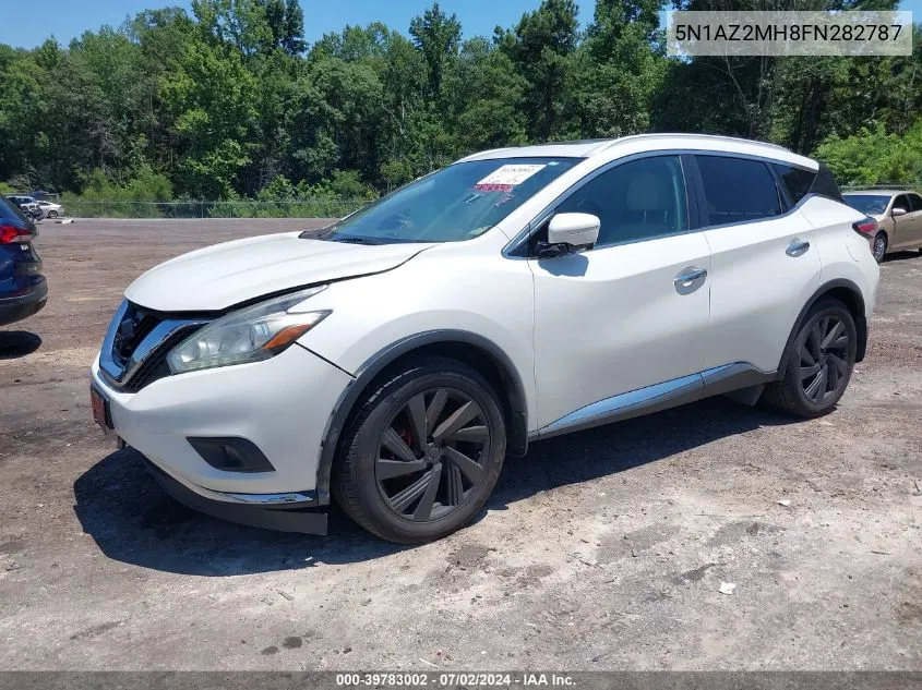 2015 Nissan Murano Platinum VIN: 5N1AZ2MH8FN282787 Lot: 39783002