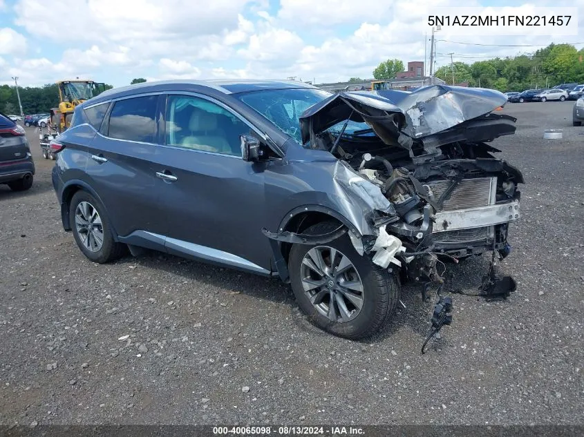 5N1AZ2MH1FN221457 2015 Nissan Murano Sl