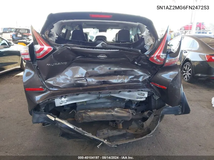 5N1AZ2MG6FN247253 2015 Nissan Murano Sl