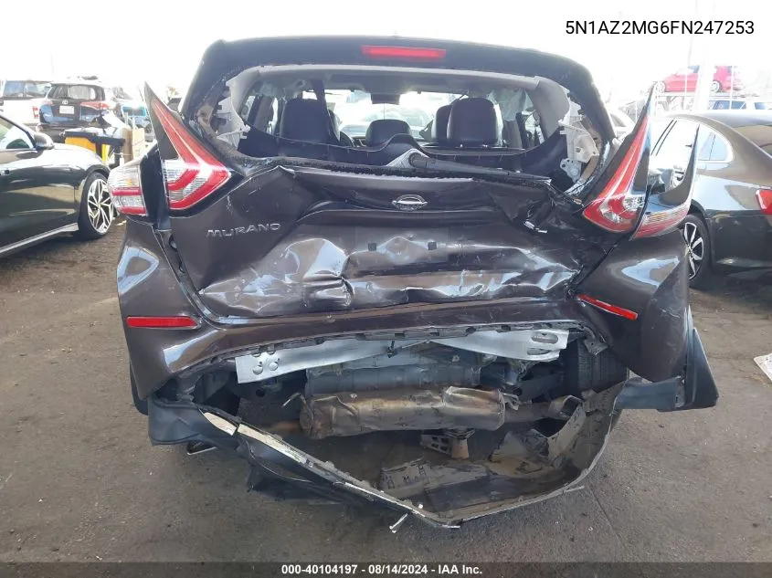 5N1AZ2MG6FN247253 2015 Nissan Murano Sl