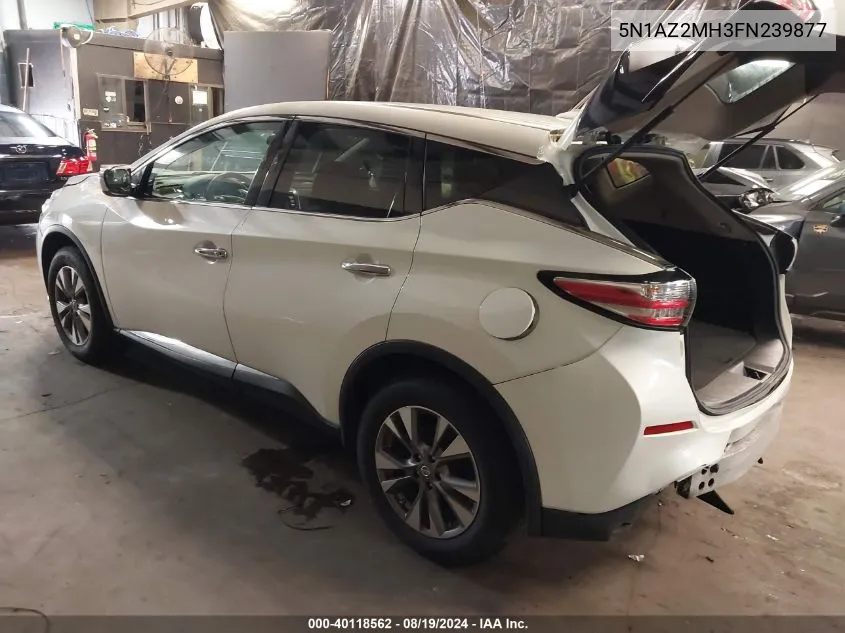 5N1AZ2MH3FN239877 2015 Nissan Murano S