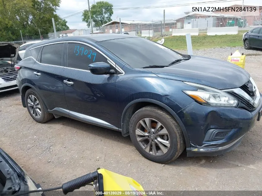 2015 Nissan Murano S VIN: 5N1AZ2MH5FN284139 Lot: 40139029