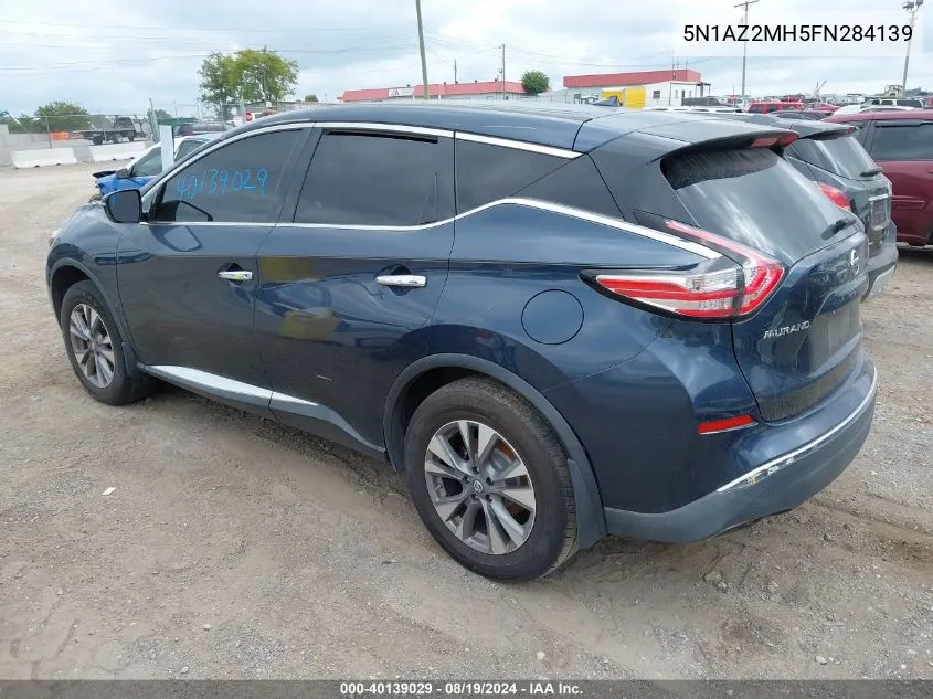 5N1AZ2MH5FN284139 2015 Nissan Murano S