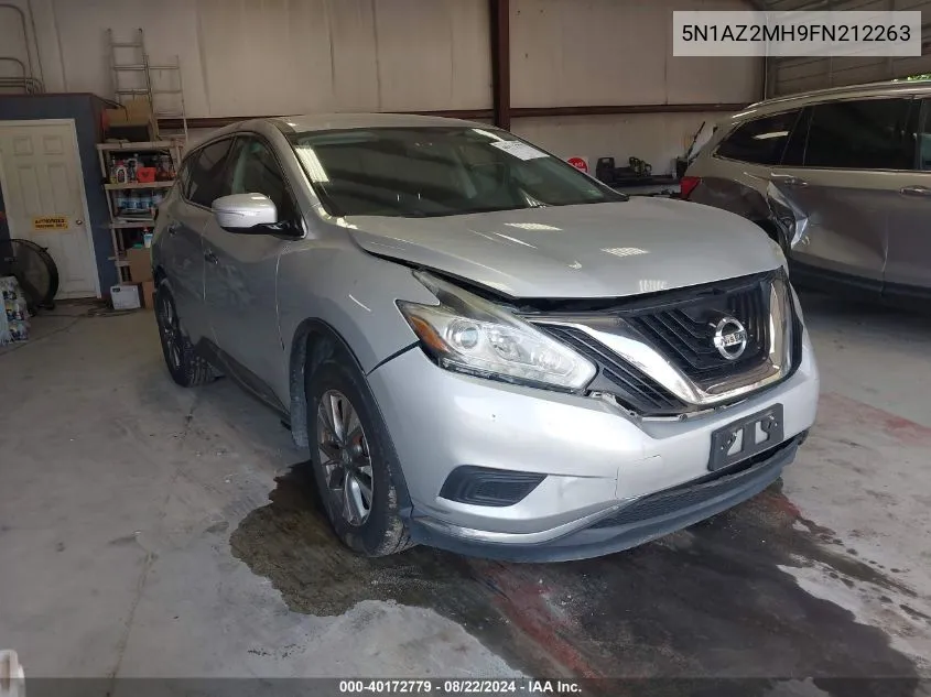 2015 Nissan Murano S VIN: 5N1AZ2MH9FN212263 Lot: 40172779