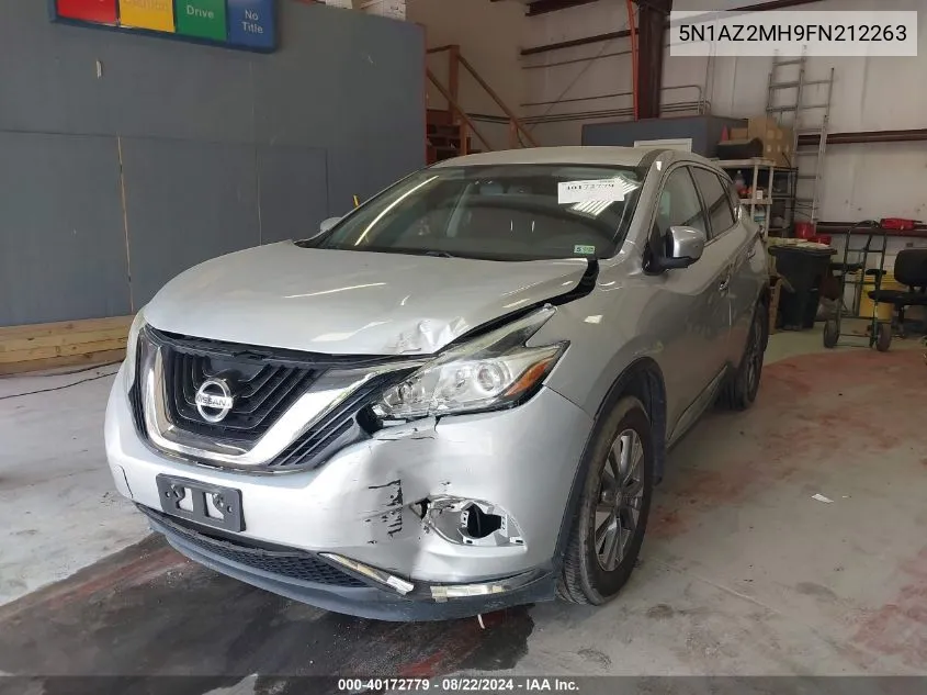 2015 Nissan Murano S VIN: 5N1AZ2MH9FN212263 Lot: 40172779