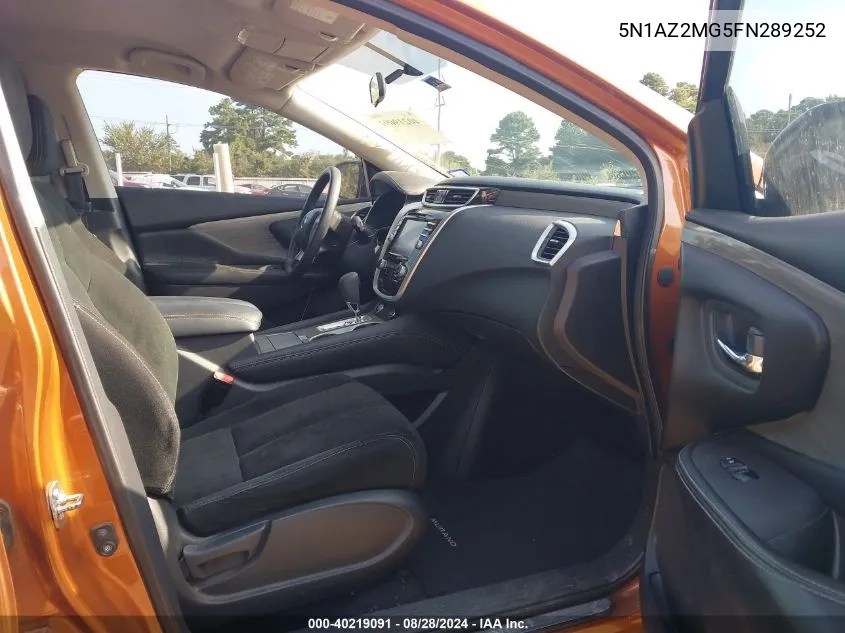 5N1AZ2MG5FN289252 2015 Nissan Murano S