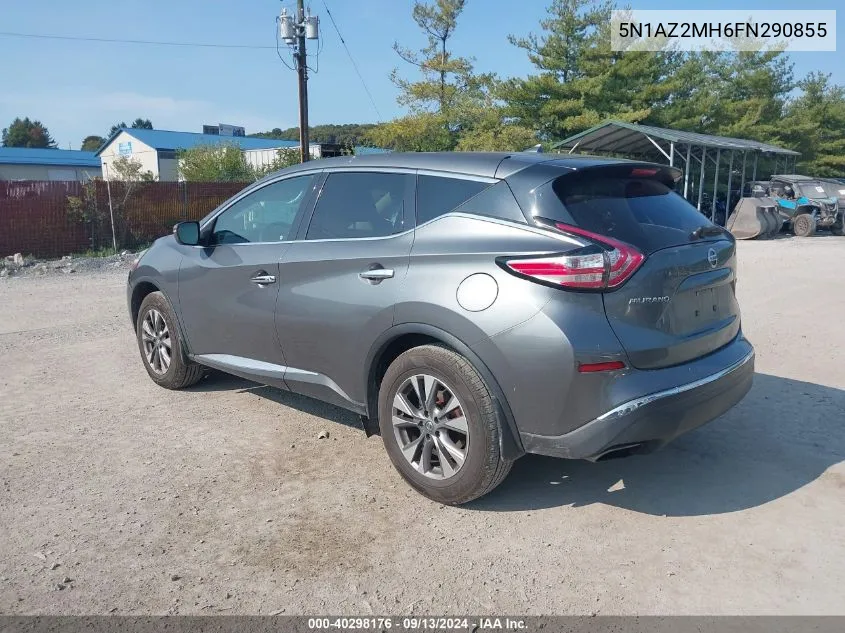 2015 Nissan Murano S VIN: 5N1AZ2MH6FN290855 Lot: 40298176