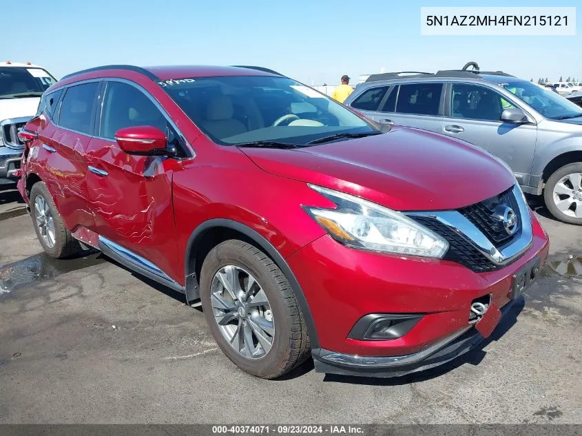 5N1AZ2MH4FN215121 2015 Nissan Murano Platinum/S/Sl/Sv