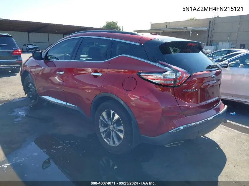 5N1AZ2MH4FN215121 2015 Nissan Murano Platinum/S/Sl/Sv