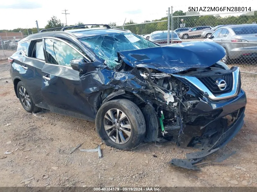 5N1AZ2MG6FN288014 2015 Nissan Murano Sv