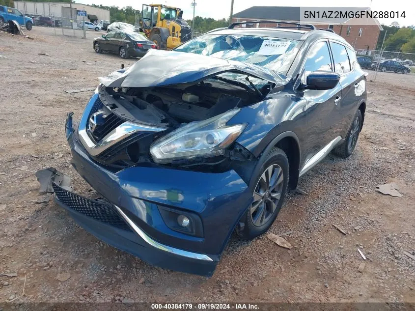 5N1AZ2MG6FN288014 2015 Nissan Murano Sv