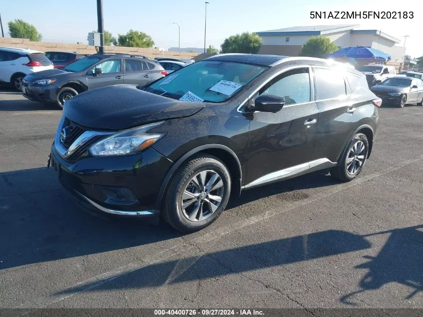 5N1AZ2MH5FN202183 2015 Nissan Murano Platinum/S/Sl/Sv