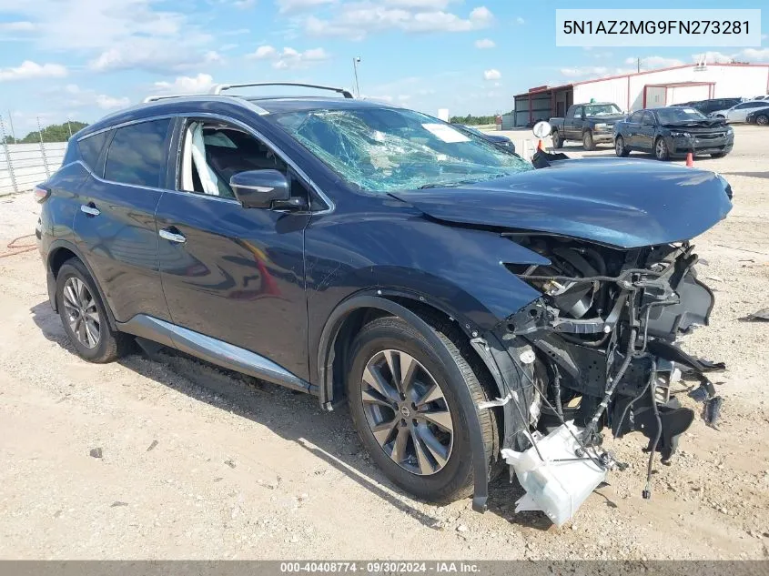 5N1AZ2MG9FN273281 2015 Nissan Murano S/Sl/Sv/Platinum