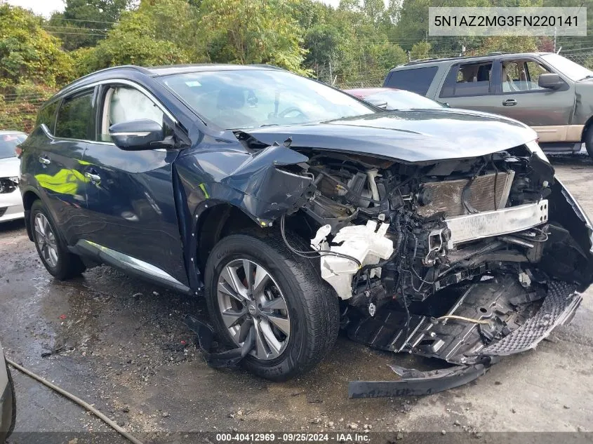 5N1AZ2MG3FN220141 2015 Nissan Murano Sv