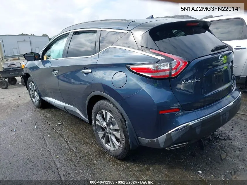 5N1AZ2MG3FN220141 2015 Nissan Murano Sv