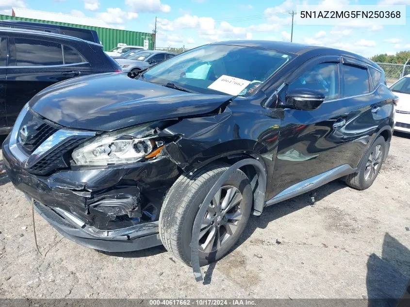 5N1AZ2MG5FN250368 2015 Nissan Murano S