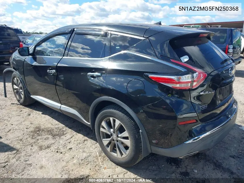 5N1AZ2MG5FN250368 2015 Nissan Murano S