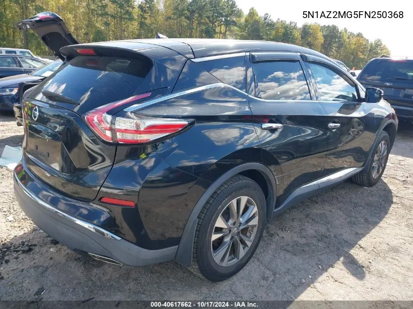 5N1AZ2MG5FN250368 2015 Nissan Murano S