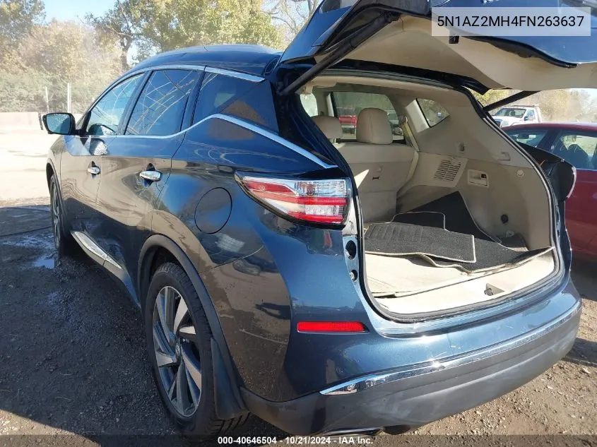 5N1AZ2MH4FN263637 2015 Nissan Murano Platinum