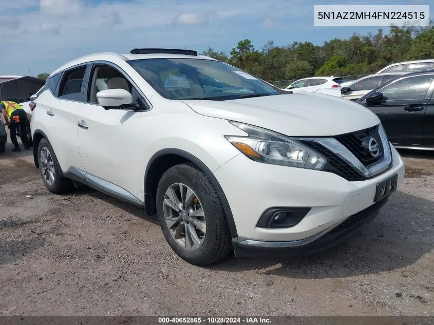 5N1AZ2MH4FN224515 2015 Nissan Murano Platinum/S/Sl/Sv