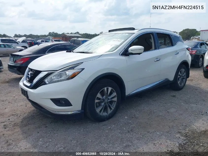 5N1AZ2MH4FN224515 2015 Nissan Murano Platinum/S/Sl/Sv