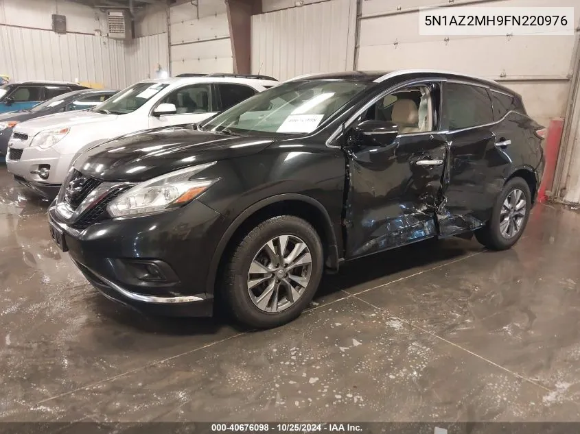 5N1AZ2MH9FN220976 2015 Nissan Murano Sl