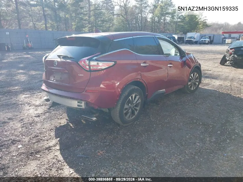 5N1AZ2MH3GN159335 2016 Nissan Murano S