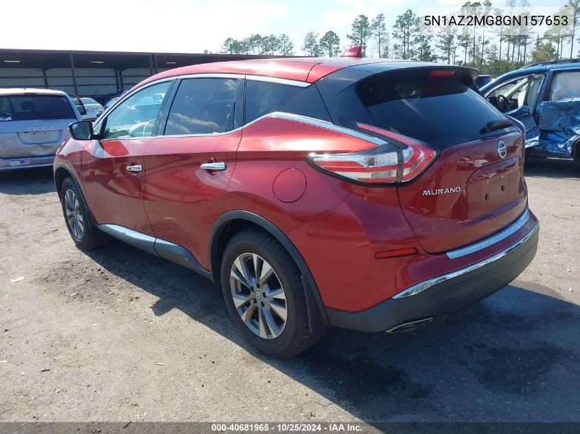 5N1AZ2MG8GN157653 2016 Nissan Murano S