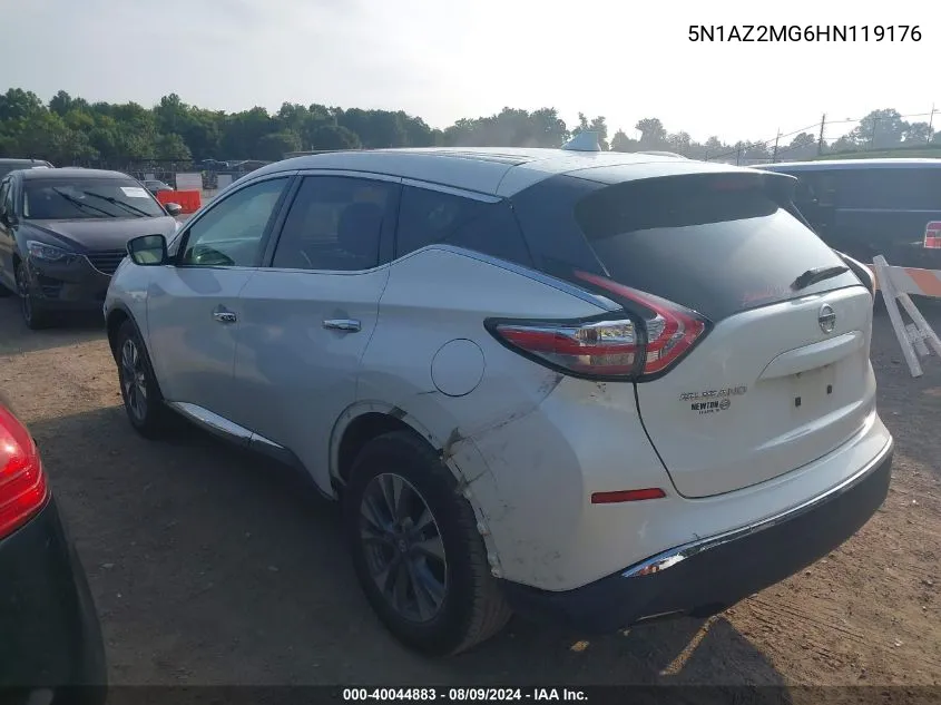 5N1AZ2MG6HN119176 2017 Nissan Murano S