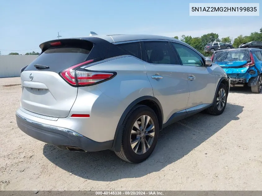 5N1AZ2MG2HN199835 2017 Nissan Murano S