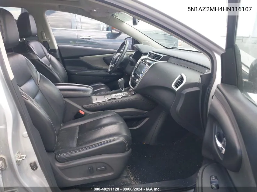 5N1AZ2MH4HN116107 2017 Nissan Murano Sl