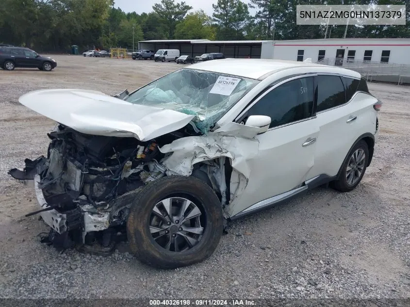 5N1AZ2MG0HN137379 2017 Nissan Murano S