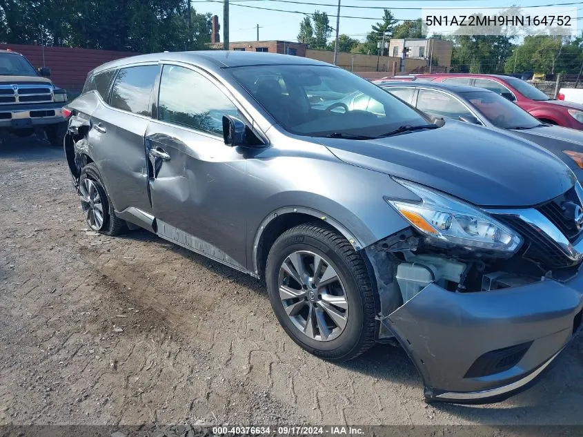 5N1AZ2MH9HN164752 2017 Nissan Murano S