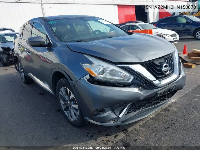 2017 Nissan Murano S VIN: 5N1AZ2MH2HN158078 Lot: 40413258