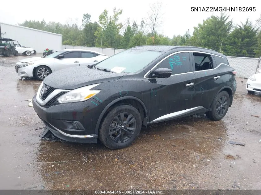 5N1AZ2MG4HN182695 2017 Nissan Murano Sv