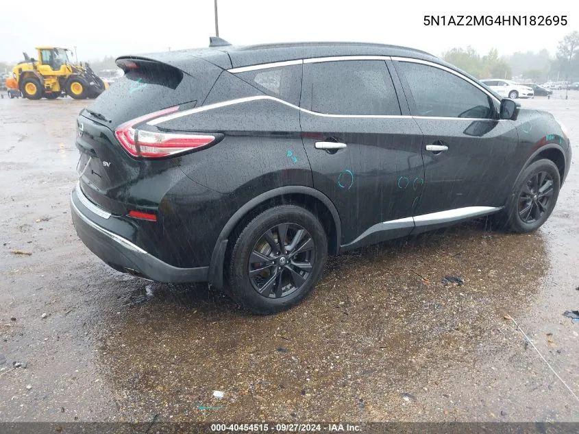 5N1AZ2MG4HN182695 2017 Nissan Murano Sv