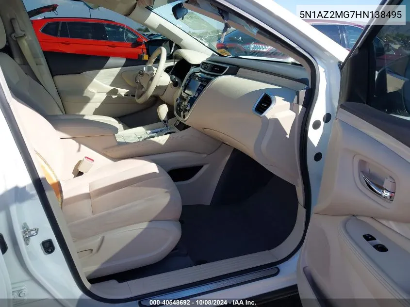 5N1AZ2MG7HN138495 2017 Nissan Murano S