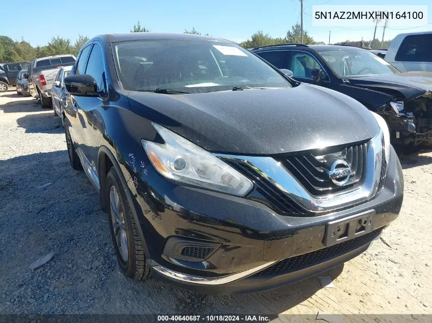 2017 Nissan Murano S VIN: 5N1AZ2MHXHN164100 Lot: 40640687