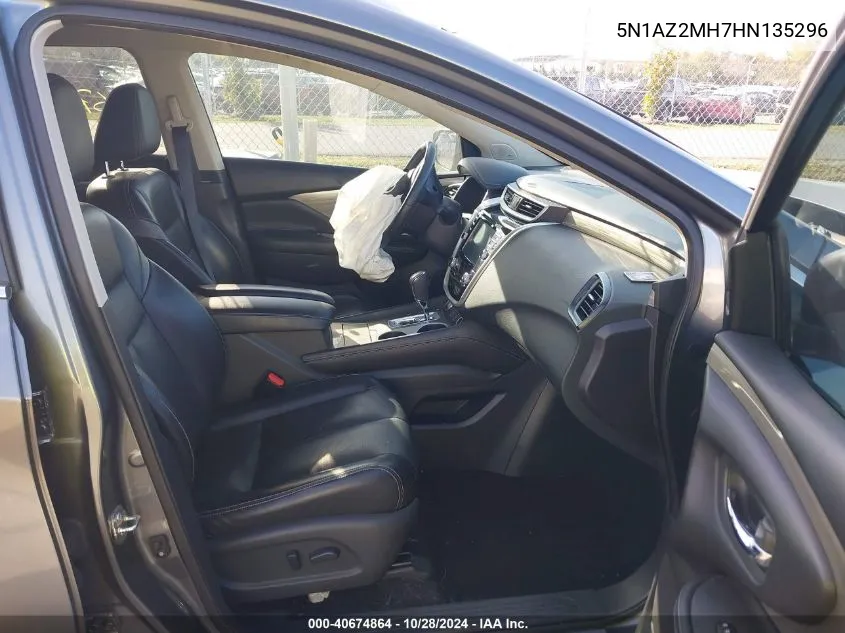 5N1AZ2MH7HN135296 2017 Nissan Murano Sl