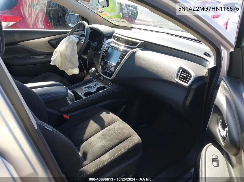 5N1AZ2MG7HN116576 2017 Nissan Murano Sv