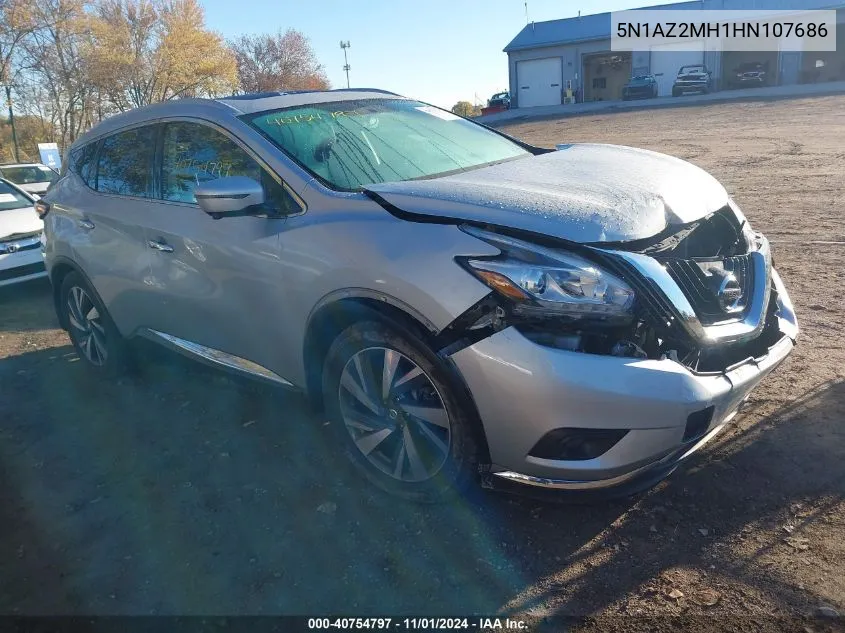 2017 Nissan Murano Platinum VIN: 5N1AZ2MH1HN107686 Lot: 40754797