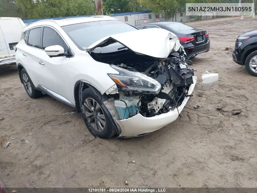 5N1AZ2MH3JN180595 2018 Nissan Murano